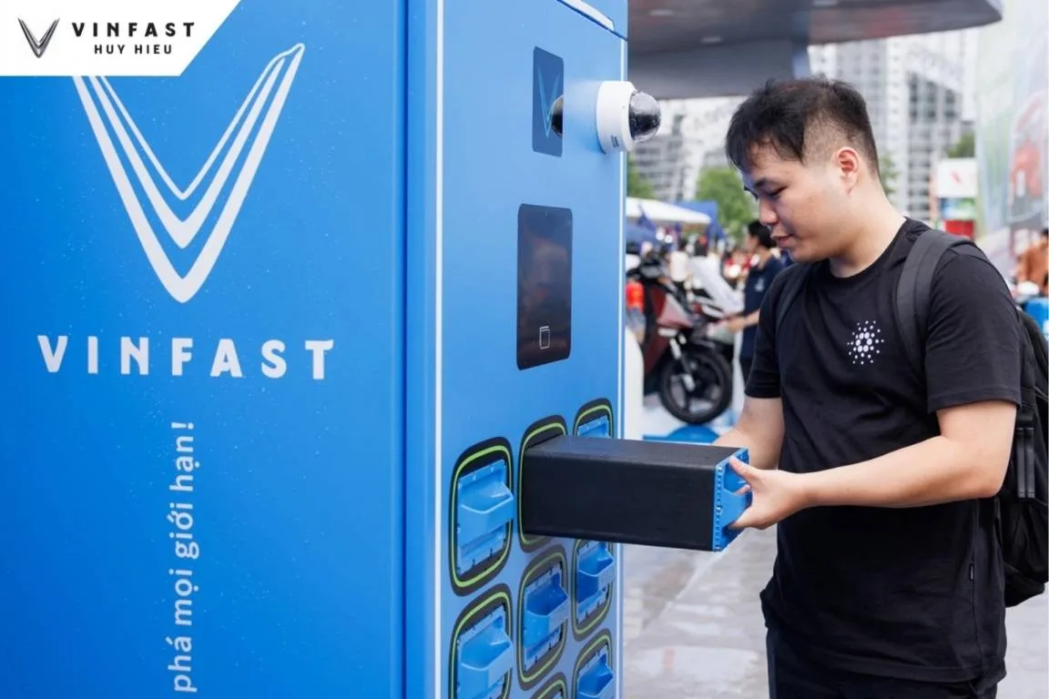 Pin rời sử dụng trên xe điện đổi pin