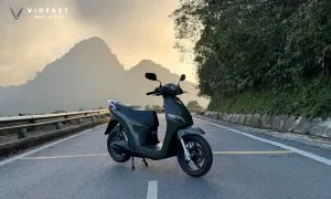 VinFast Feliz 2025 trên cung đường đèo với quãng đường di chuyển lên tới 134 km mỗi lần sạc