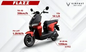 Xe máy điện VinFast Flazz dành cho học sinh.